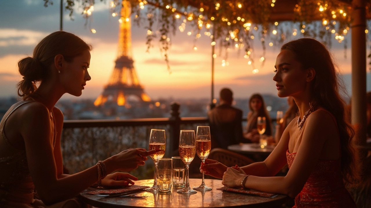 What types of models and companionship options are available in Paris
